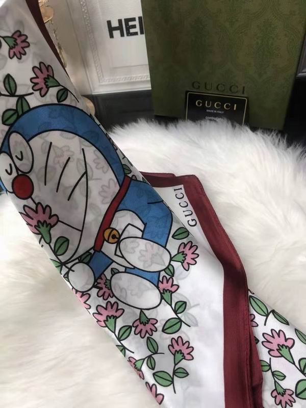 Gucci silk scarf 53X53cm E08 (4)
